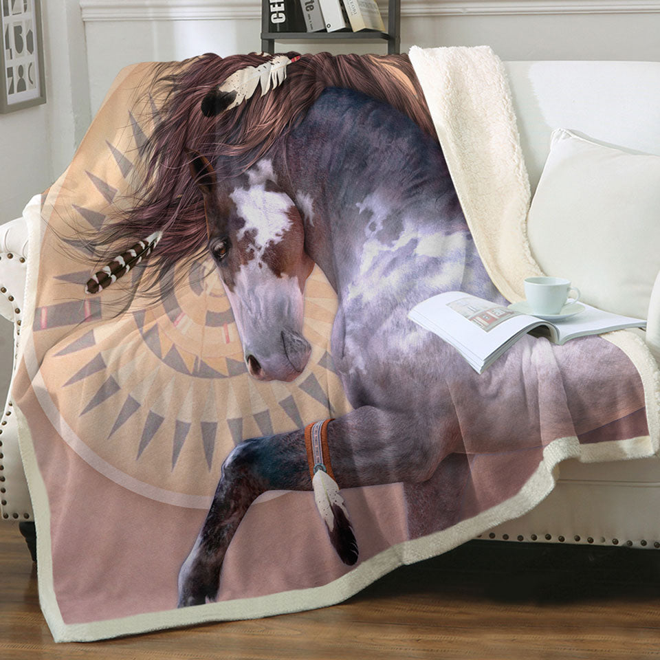 Horse blanket throw hot sale