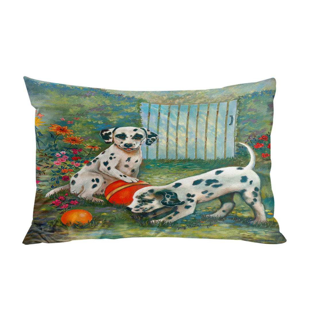 Adorable Dogs Art Cute Dalmatians King Pillow Cases