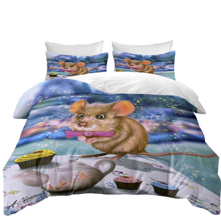 Adorable Mouse Dormouse for Kids Coverlets