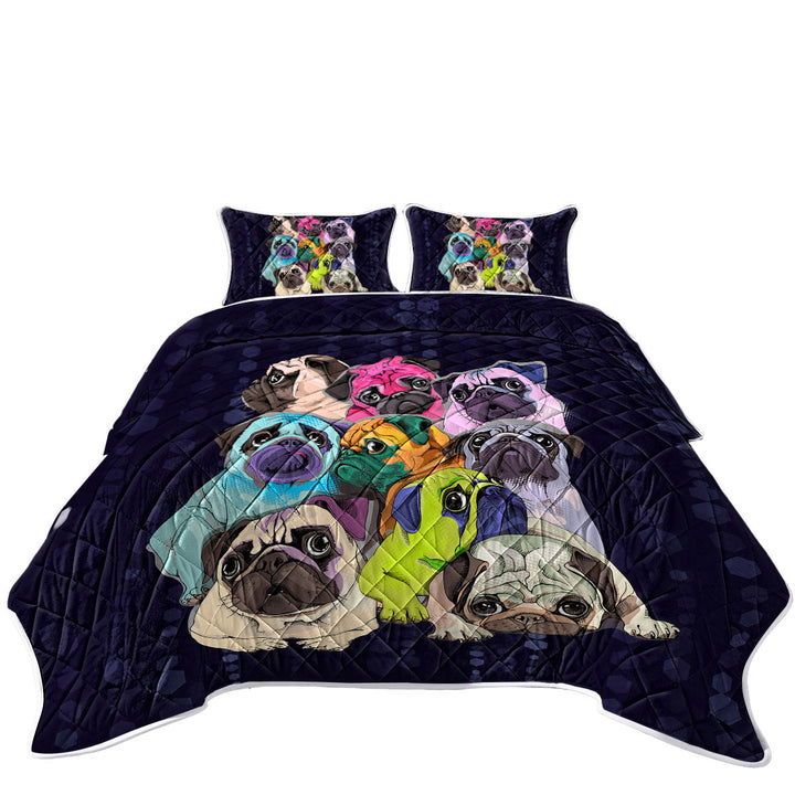 Adorable Pugs Quilts