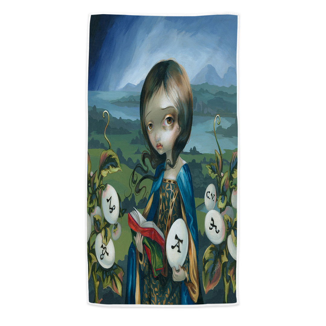 Alchemy Woman The Philosopher_s Egg Microfiber Beach Towel