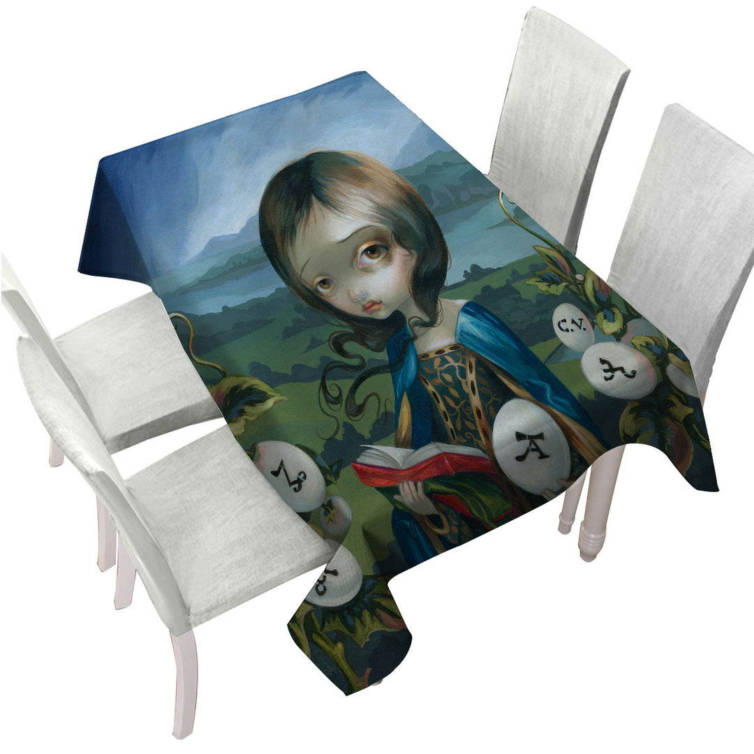 Alchemy Woman The Philosopher_s Egg Tablecloths