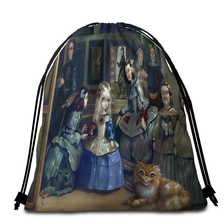 Alice and Las Meninas Beach Bags and Towels