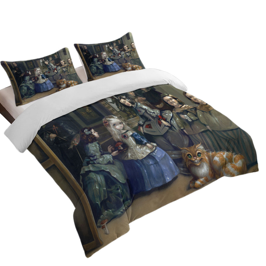 Alice and Las Meninas King Quilt Cover