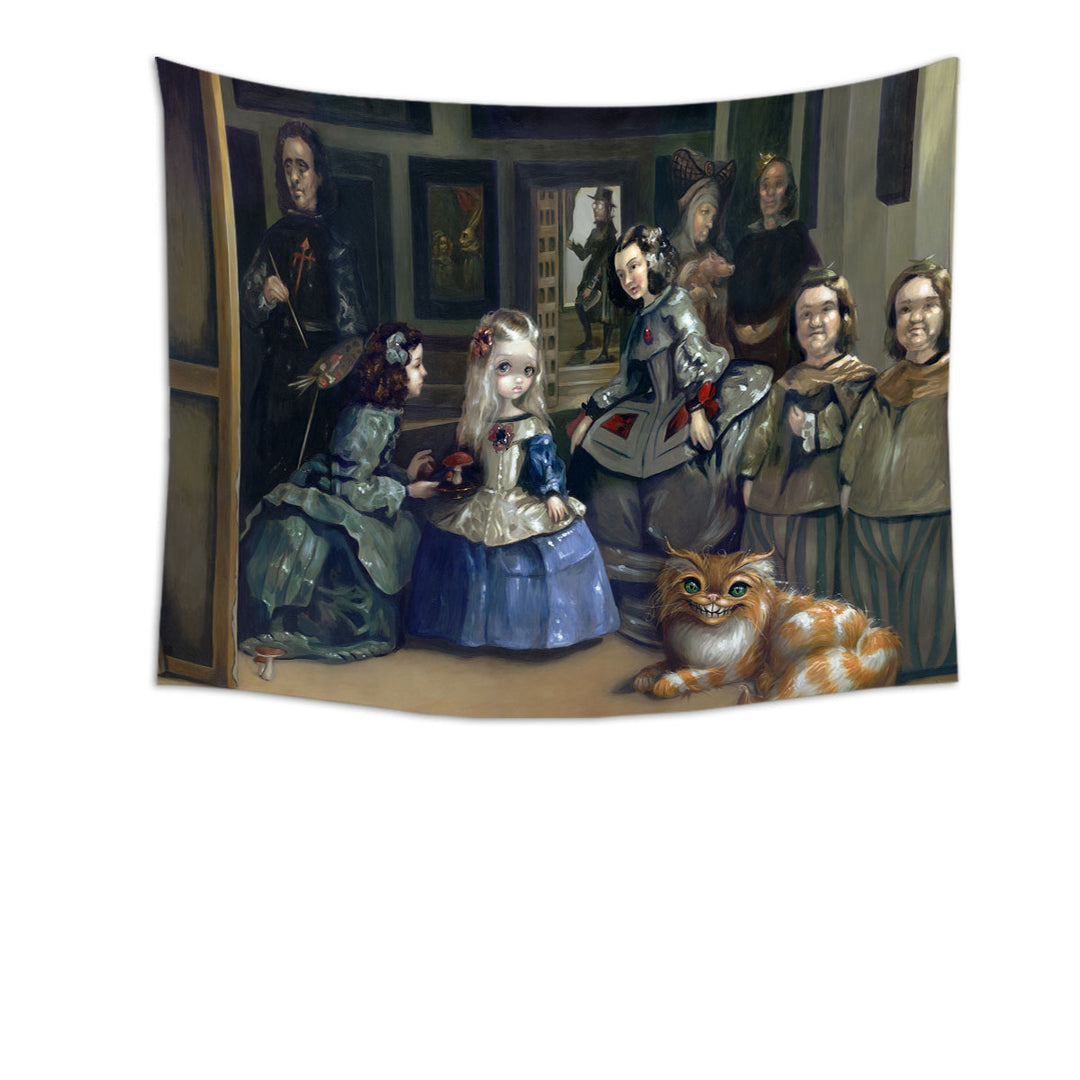 Alice and Las Meninas Tapestry Wall Decor