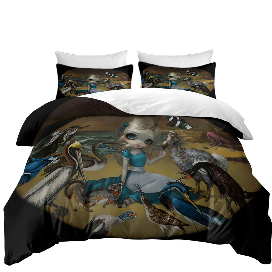 Alice and the Audubon Birds Coverlets