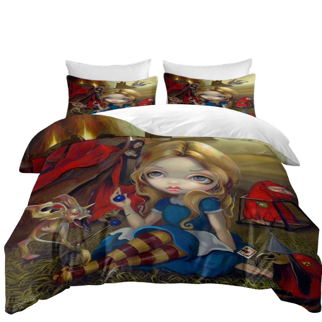 Alice and the Bosch Monsters Duvet Covers