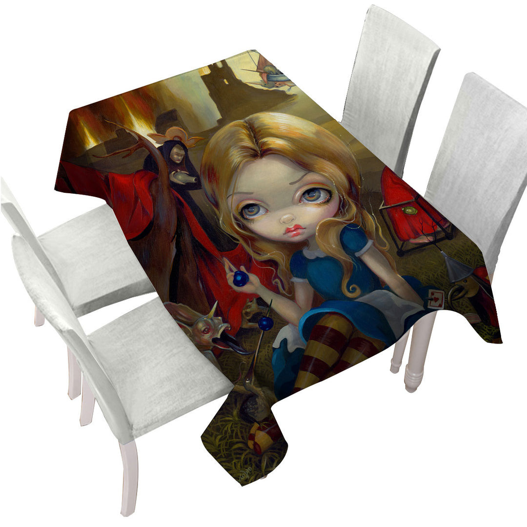 Alice and the Bosch Monsters Tablecloths