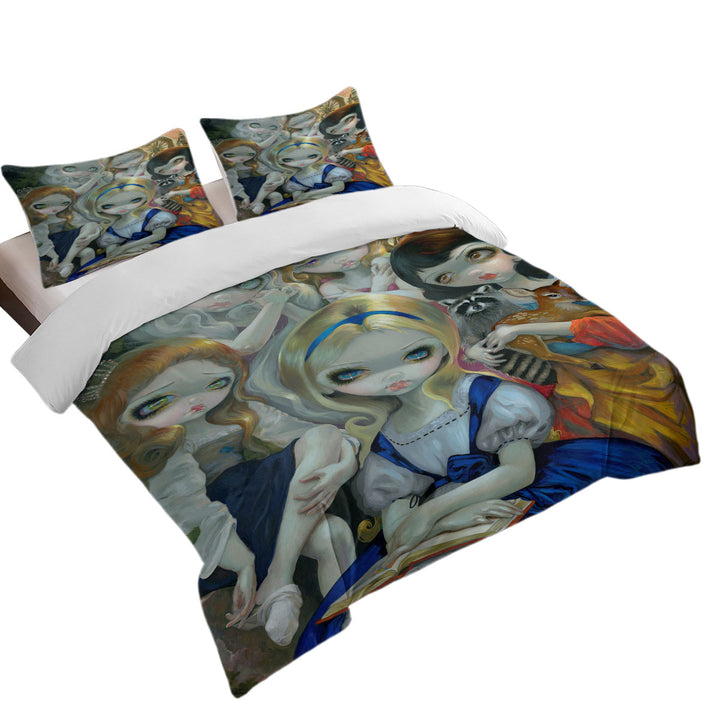 Alice and the Bouguereau Princesses Duvet Covers