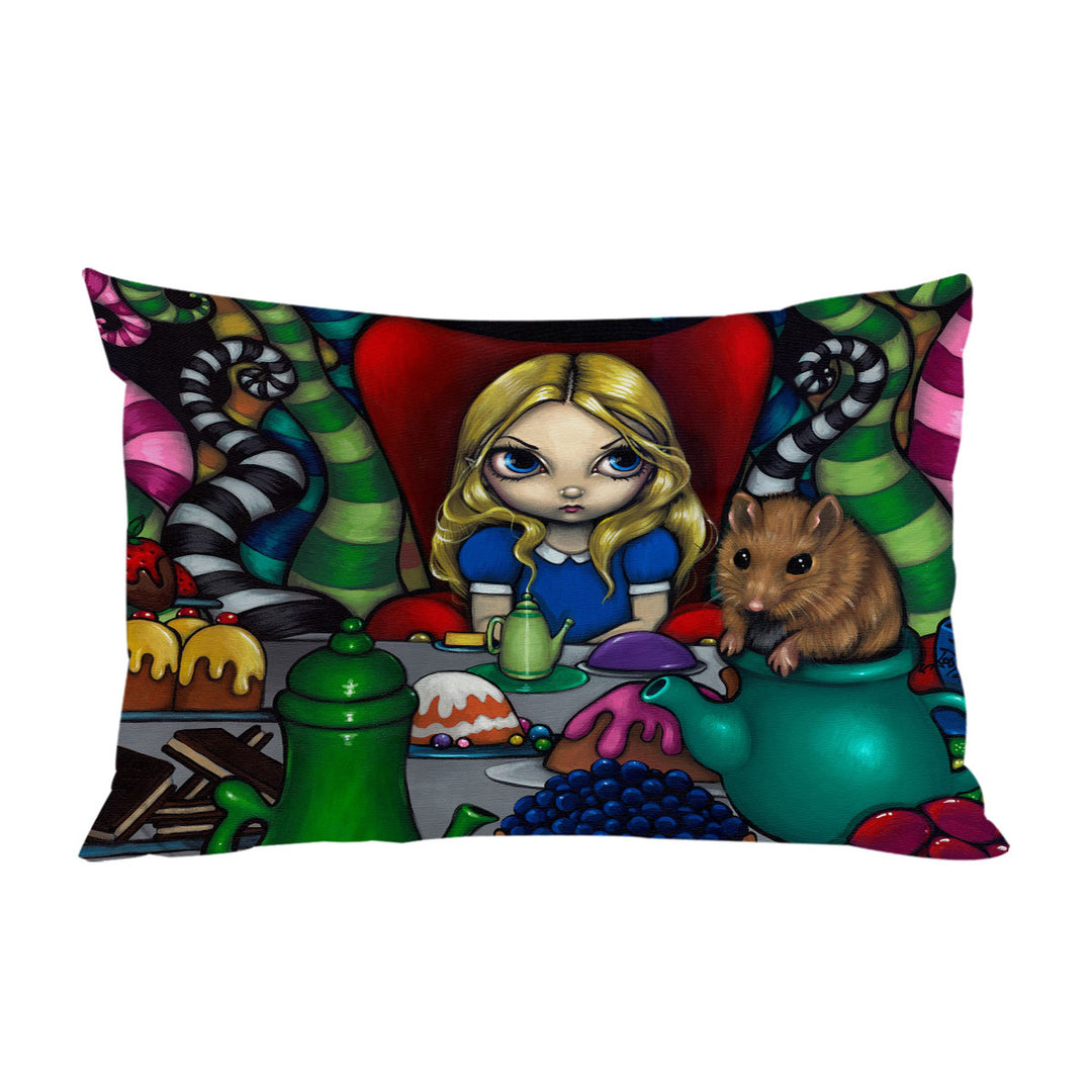 Alice and the Dormouse Pillowcase