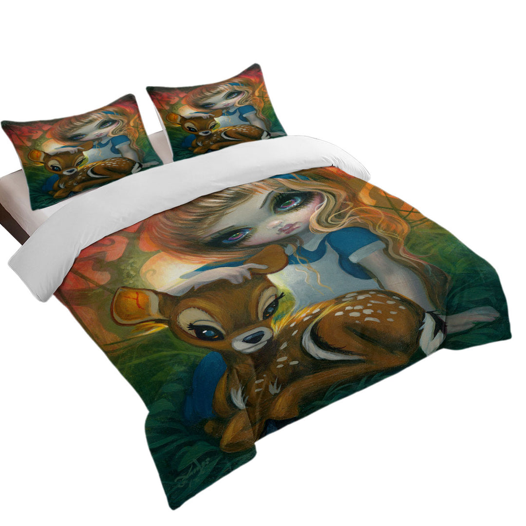 Alice and the Fawn Deer Daybed Covers Sets