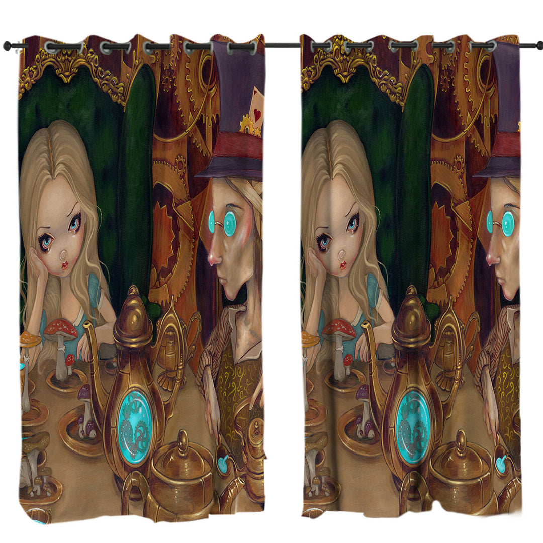 Alice and the Mad Hatter Curtains