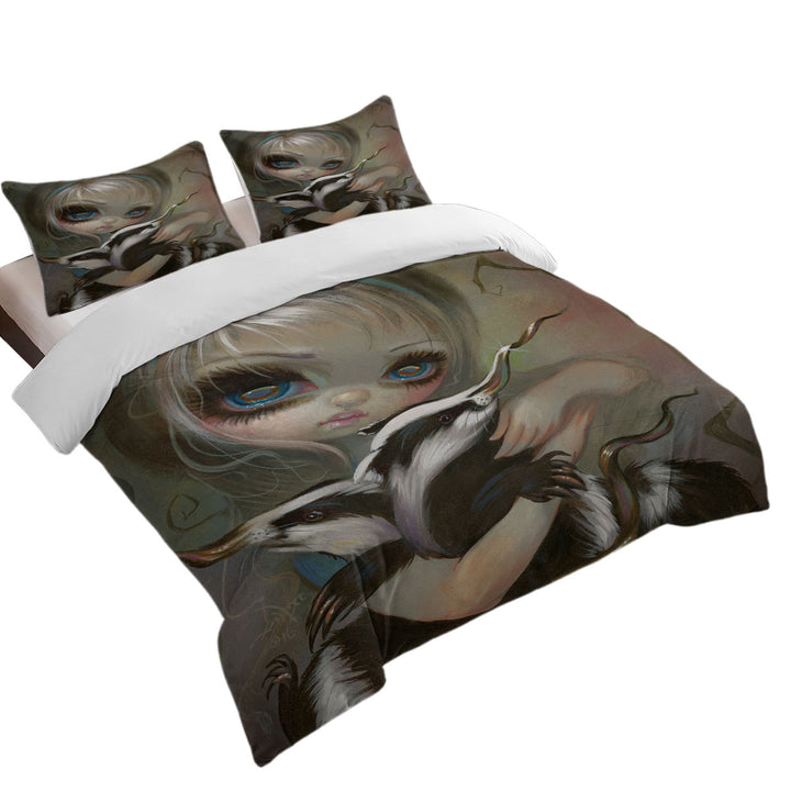 Alice and the Slithy Toves Comforter Cover