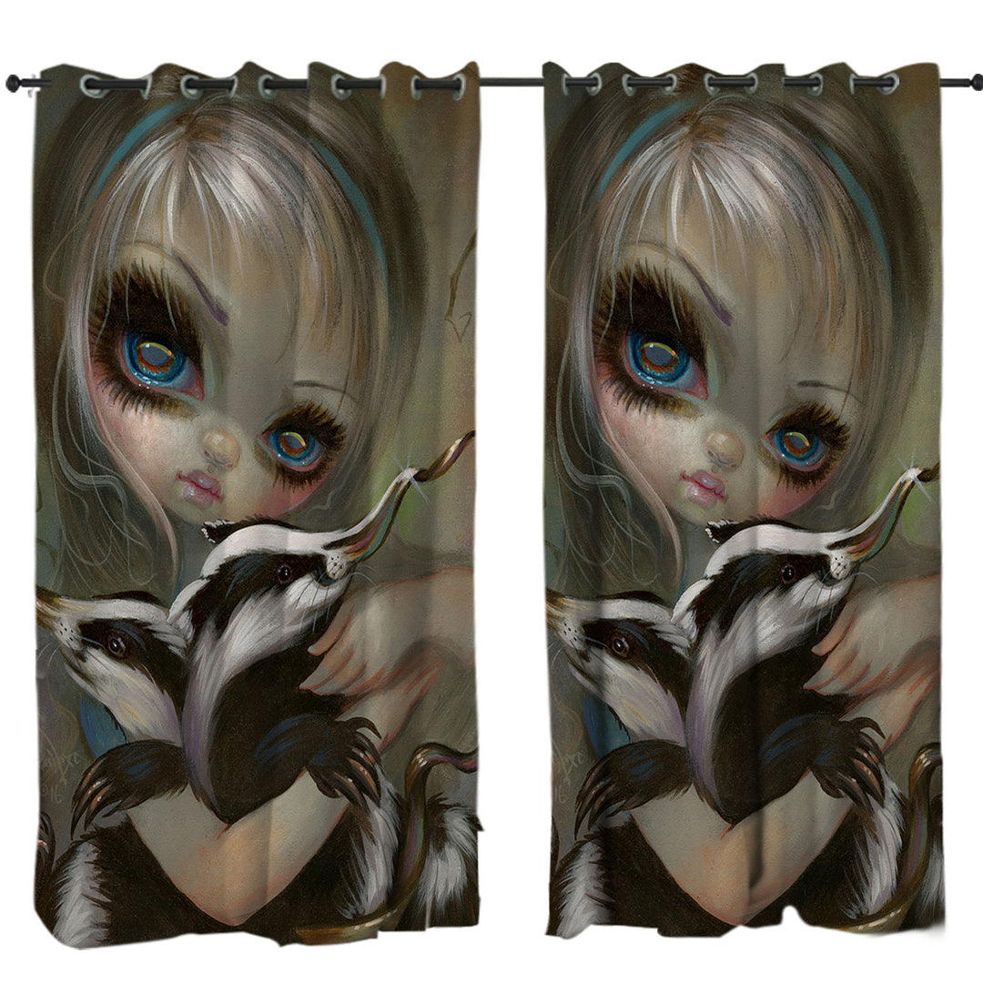 Alice and the Slithy Toves Curtain