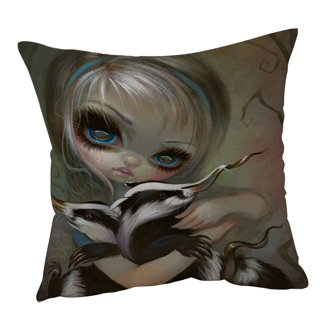 Alice and the Slithy Toves Cushion Covers