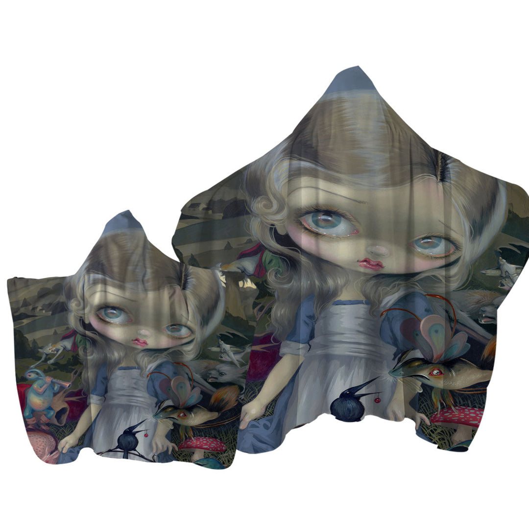 Alice in a Bosch Wonderland Towel with Hood