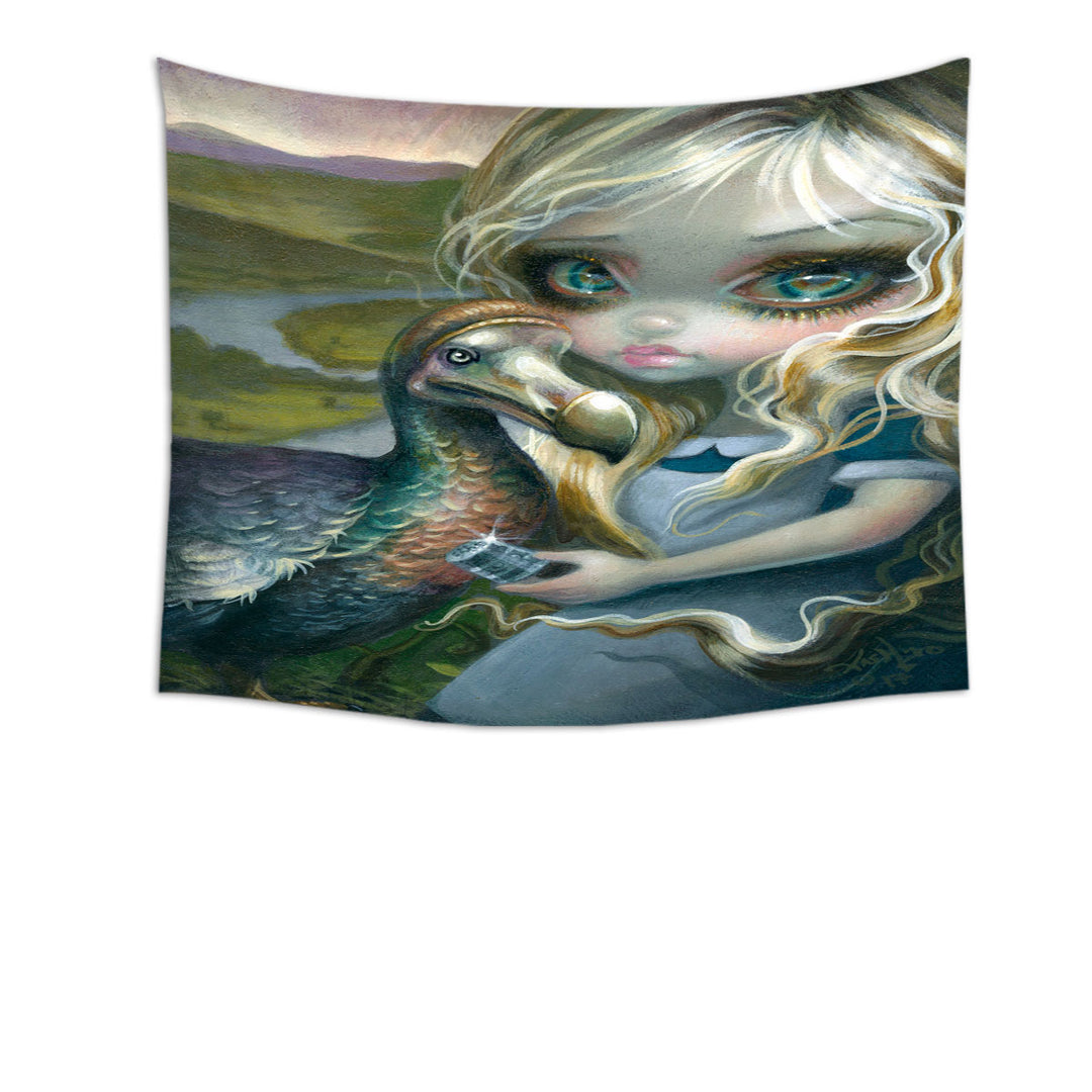 Alice_s Prize Dodo and Alice Tapestry Wall Decor