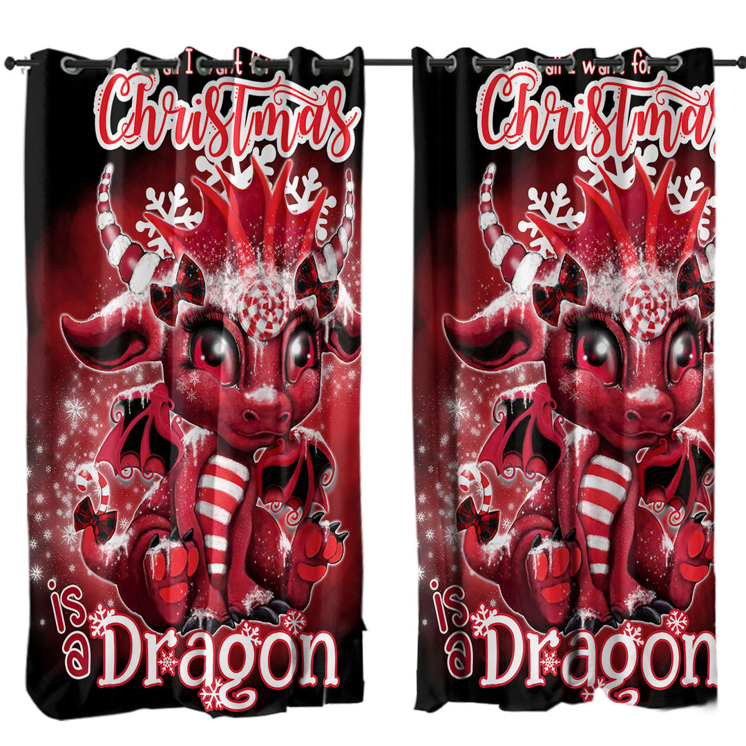 All I Want for Christmas is a Dragon Curtain