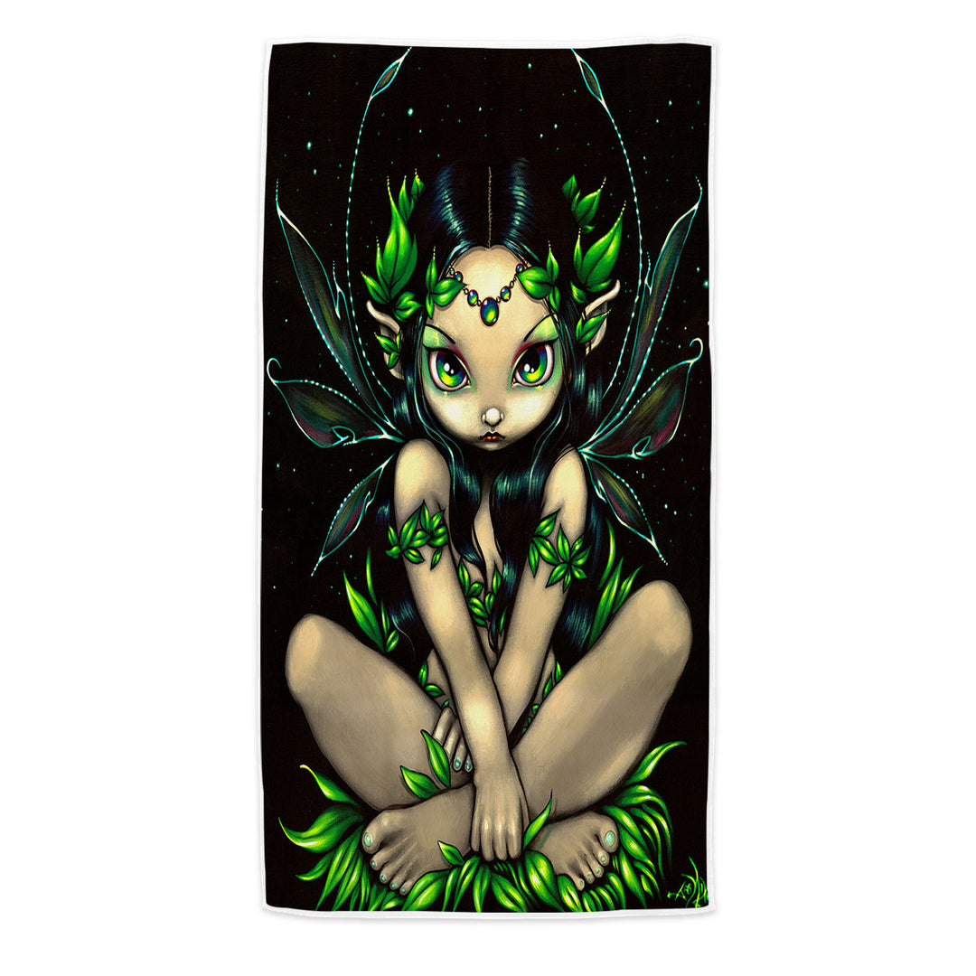 Allura Tropical Green Fairy Beach Towel