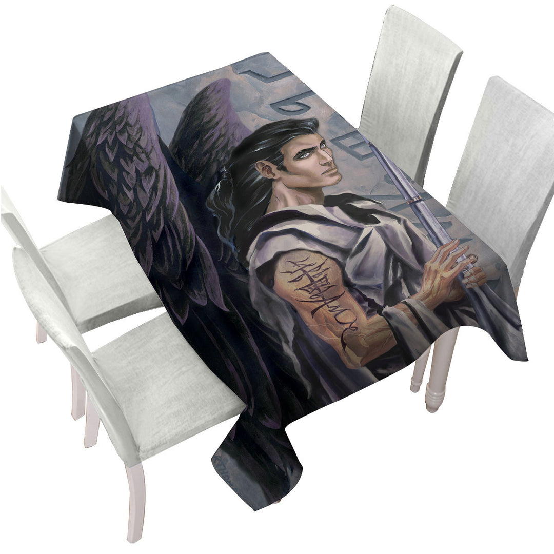 Angel Gabriel the Voice of God Tablecloth