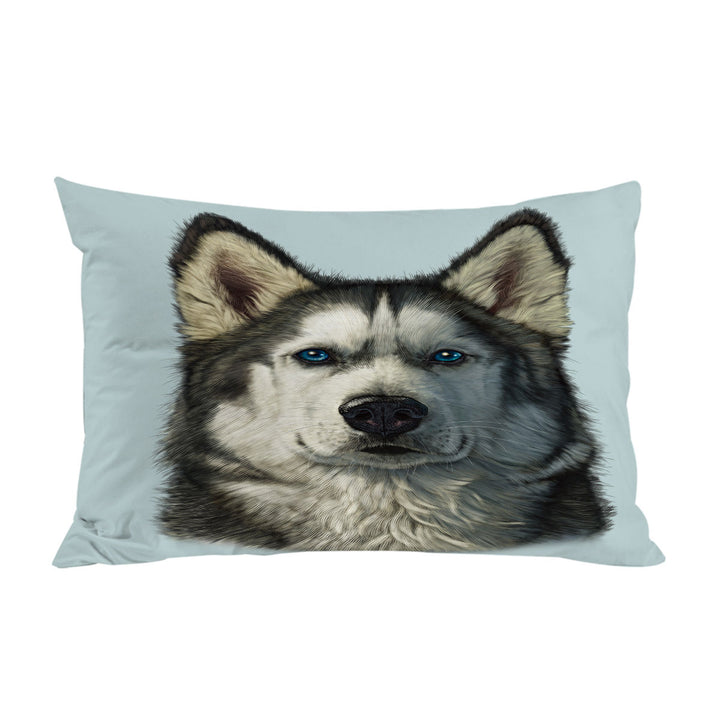 Animal Art Husky Dog Bed Covers