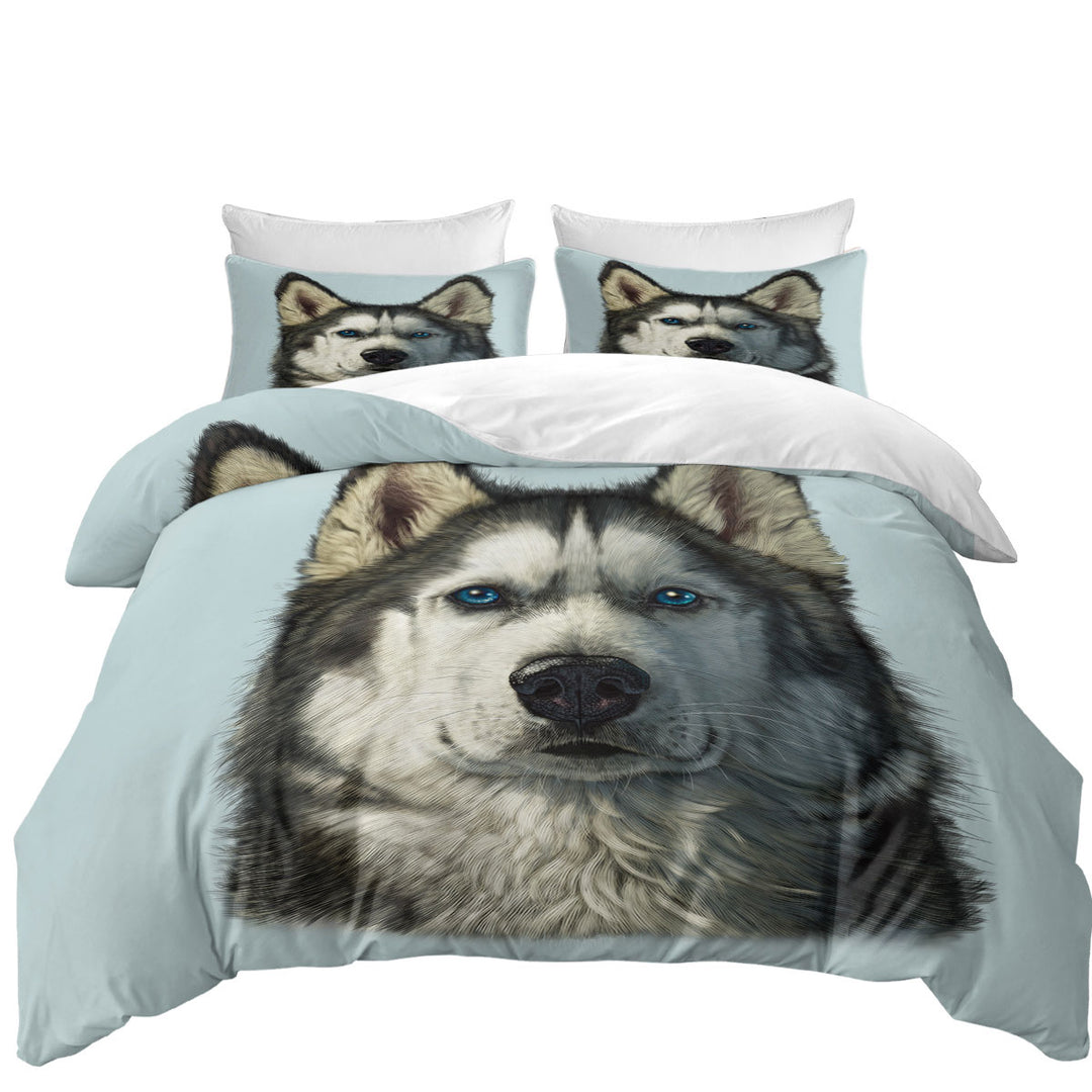 Animal Art Husky Dog Duvet Covers