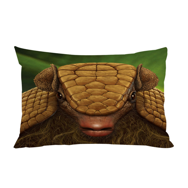 Animal Art Portrait Armadillo Pillow Cases