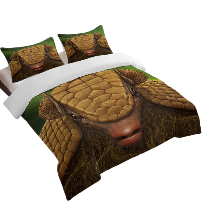 Animal Art Portrait Armadillo Twin xl Duvet Covers