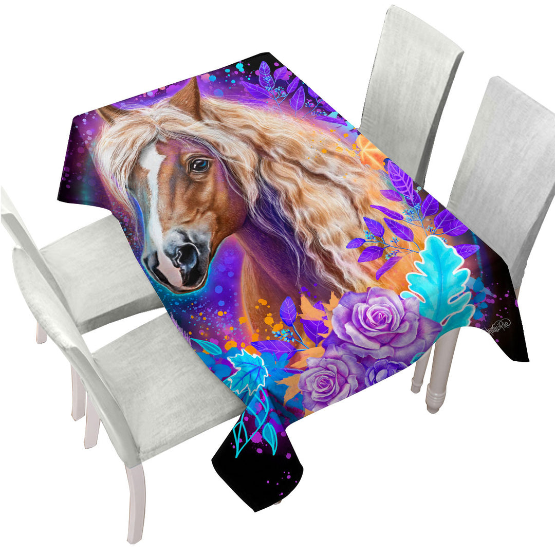 Animals Art Horse Spirit Tablecloth