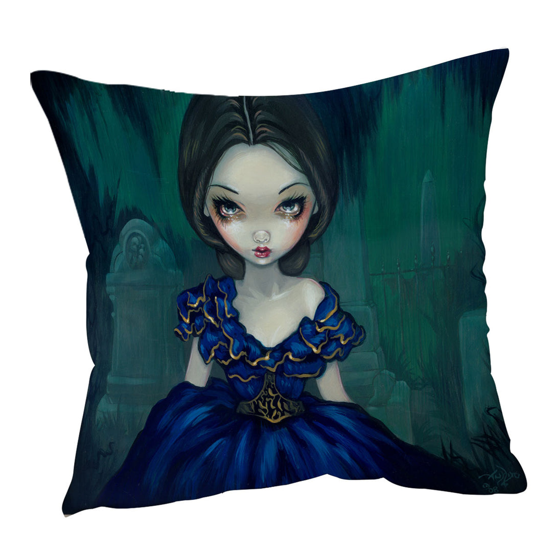 Art Cushion Covers Southern Gothic Belle of Bonaventure