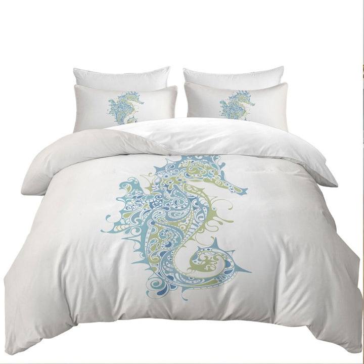 Artistic Seahorse Bed Covers