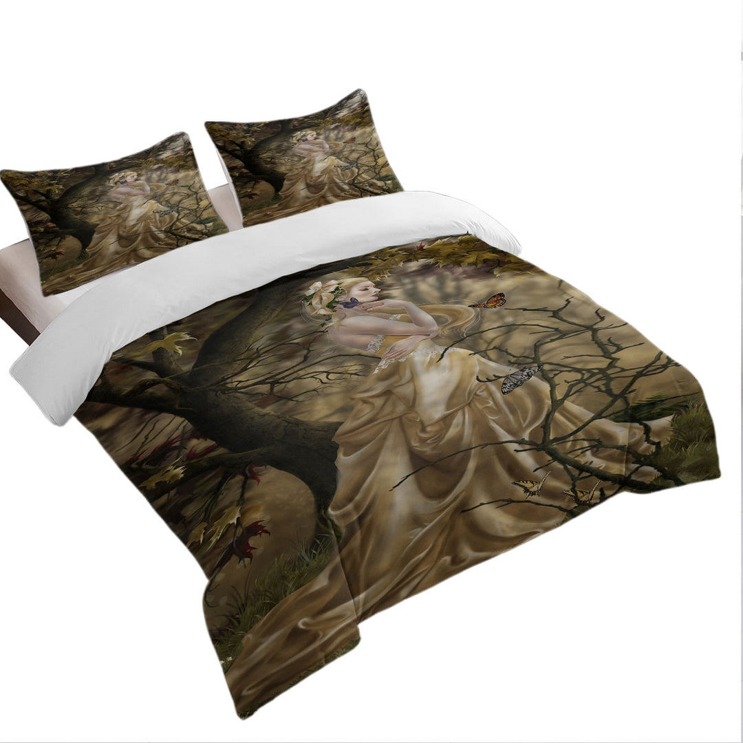 Autumn Art the Last Queen Bed Covers