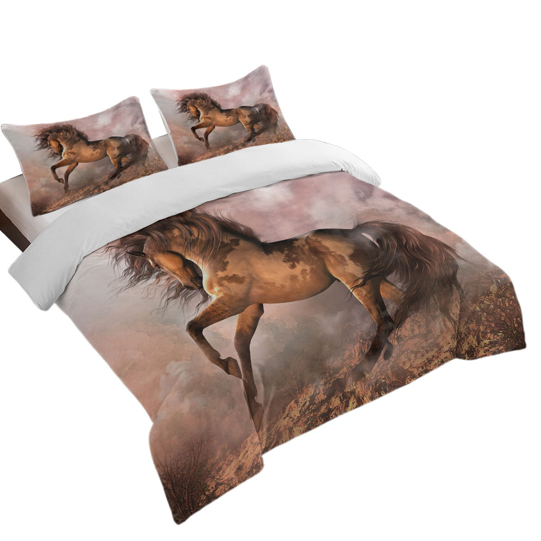 Awesome Wild Horse the Wild Spirit King Size Duvet Cover