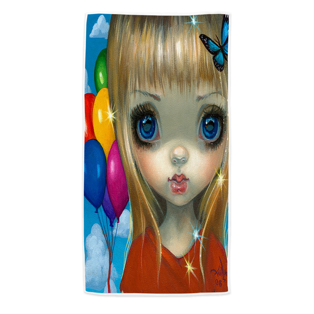 Balloon Beach Towel Faces of Faery _233 Balloon Girl