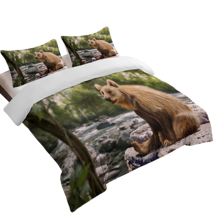 Beautiful Art Cute Wild Bear Twin Duvet Covers