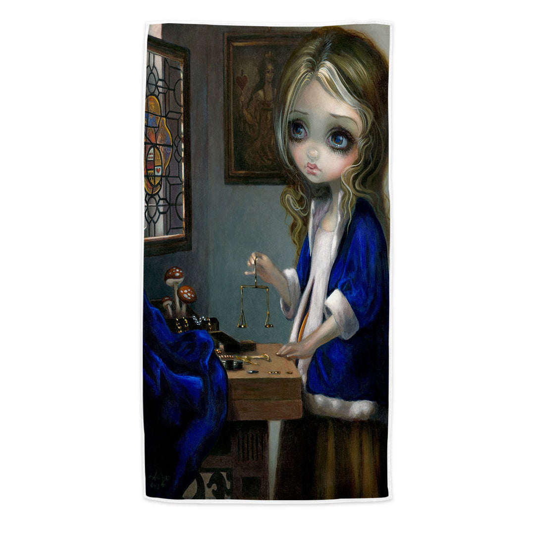 Beautiful Beach Towels Alice Through a Vermeer Glass