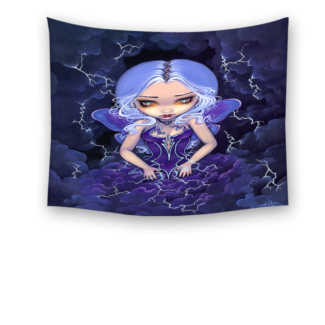 Beautiful Gothic Wall Decor with Fairy Dress of Storms