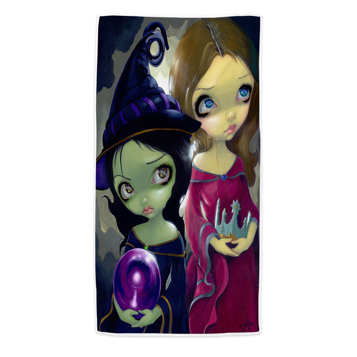 Beautiful Maidens Wicked Witch Beach Towel