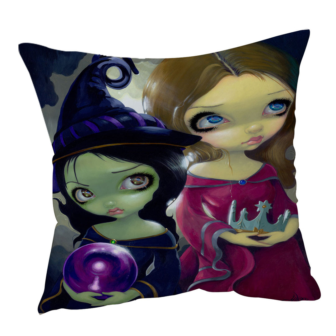 Beautiful Maidens Wicked Witch Cushion Cover