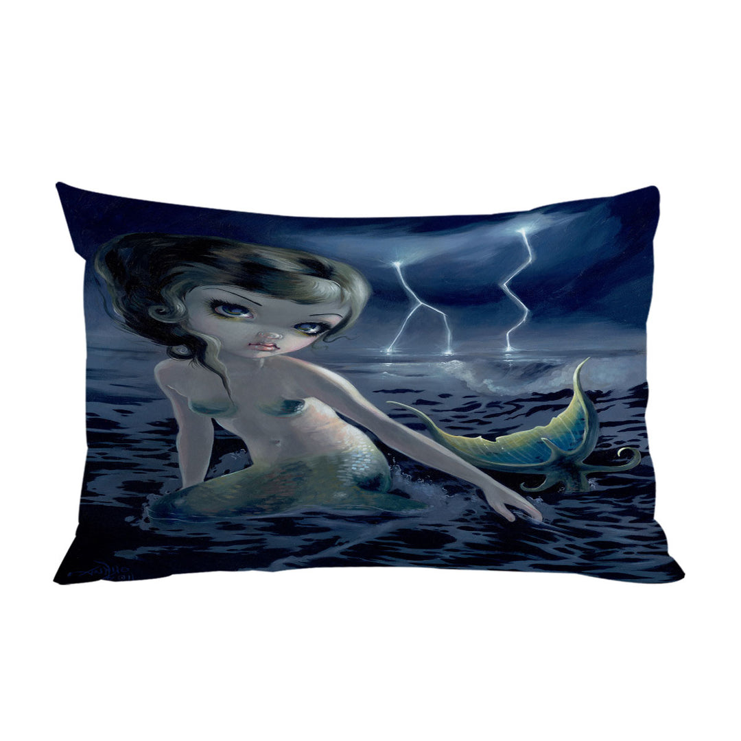 Beautiful Ocean Mermaid the Storm Chaser Bed Covers