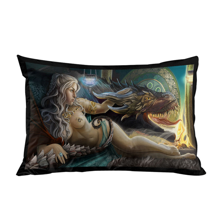 Beautiful Princess Mother of Dragons Pillowcase