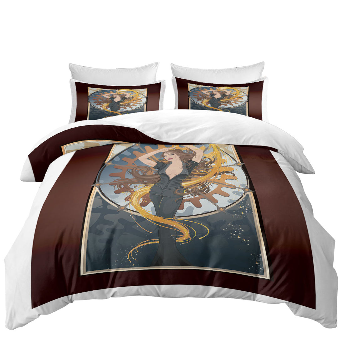 Beautiful Womens Art the Spark Girl Duvet Covers