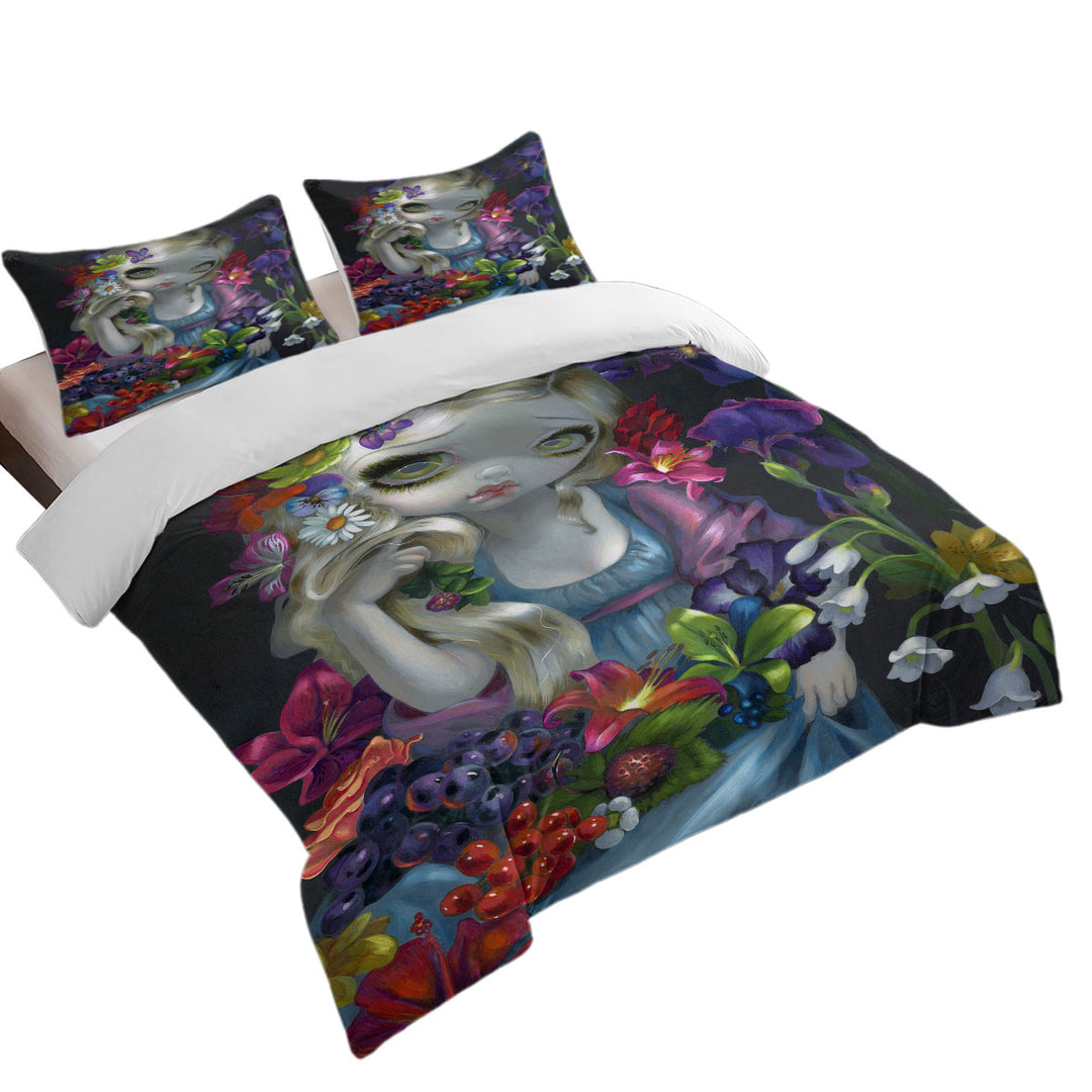 Bed Covers with Maiden Flora the Goddess of Flowers