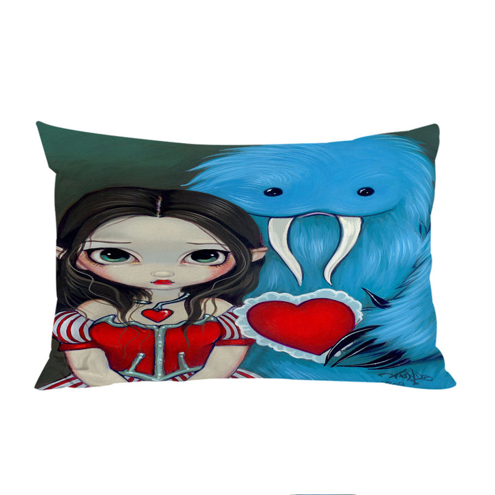 Bed Covers with My Very Strange Valentine Adorable Maiden and Yeti