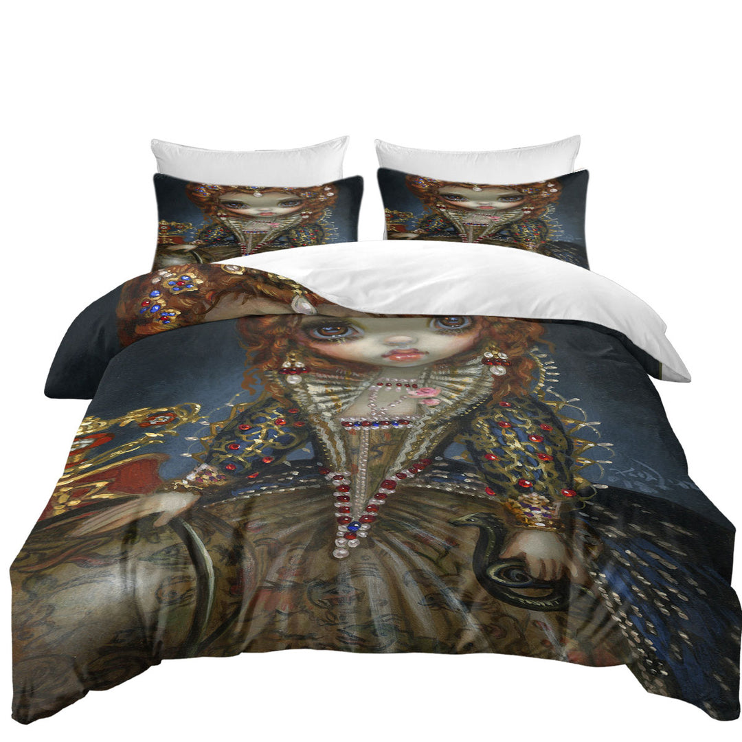 Bed Covers with Renaissance Art Queen Elizabeth the First