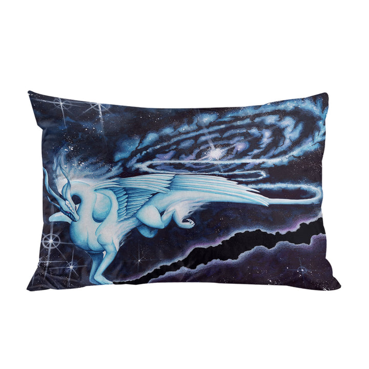 Bed Covers with Space Galaxy Dragon Soaring through the Cosmos