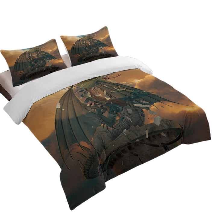 Bed Covers with The Awakening Cool Fantasy Dragon