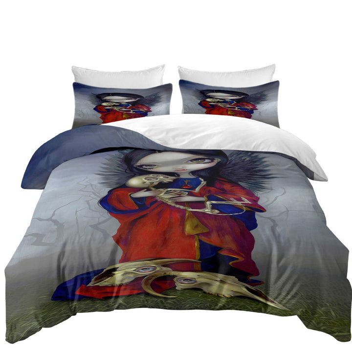 Bed Covers with The Vampires Dark Art I Vampiri Angelo della Morte