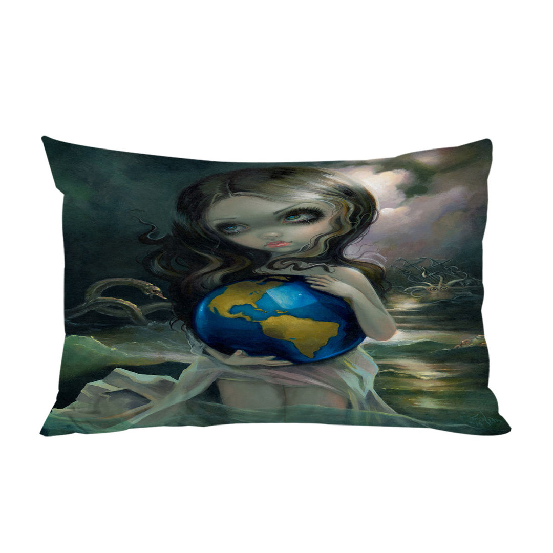 Bed Covers with The World Beautiful Maiden in the Sea with Monsters