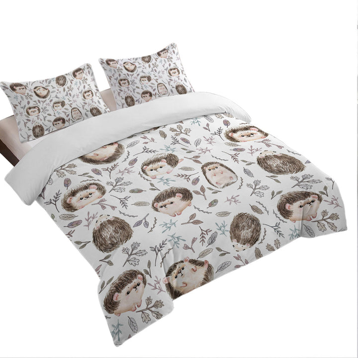 Best Duvet Covers with Cute Hedgehog Pattern